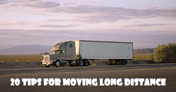 20 Tips for Moving Long Distance: Moving Checklist
